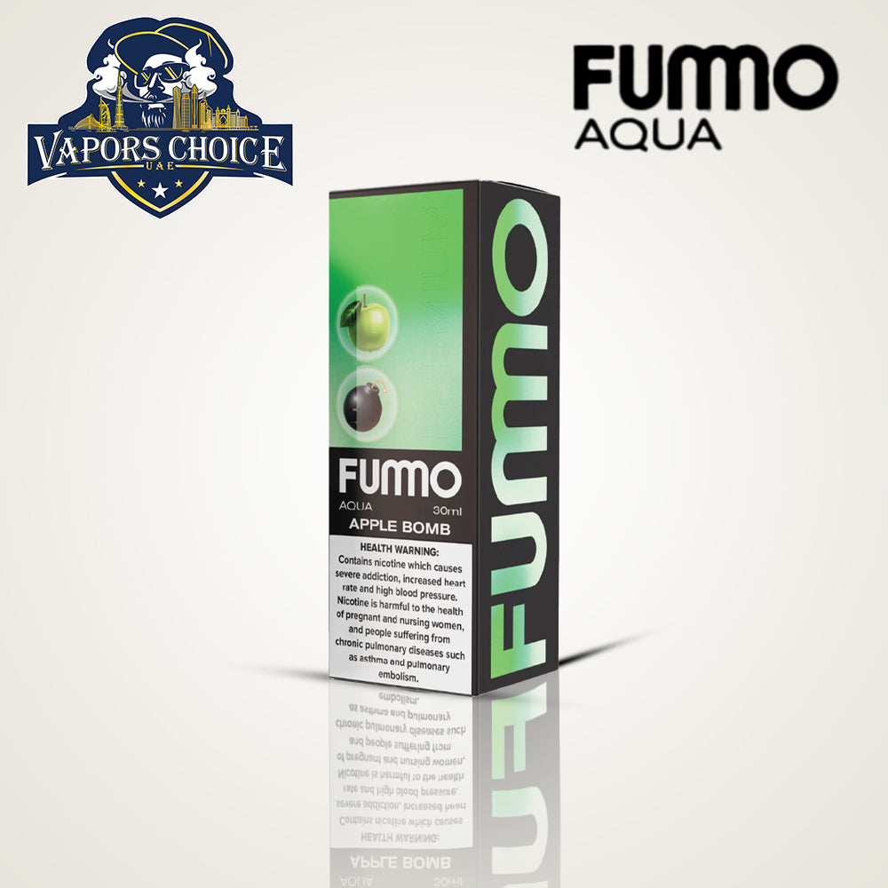 FUMMO AQUA  30ML SALTNIC 20MG Apple Bomb Abu Dhabi