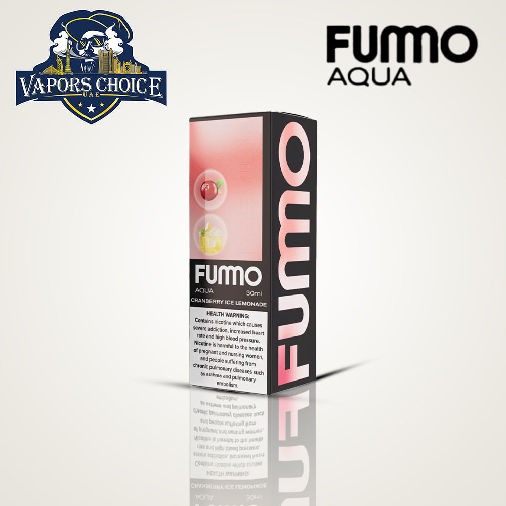 FUMMO AQUA  30ML SALTNIC 20MG Cranberry Ice Lemonade Ras Al Khaimah  