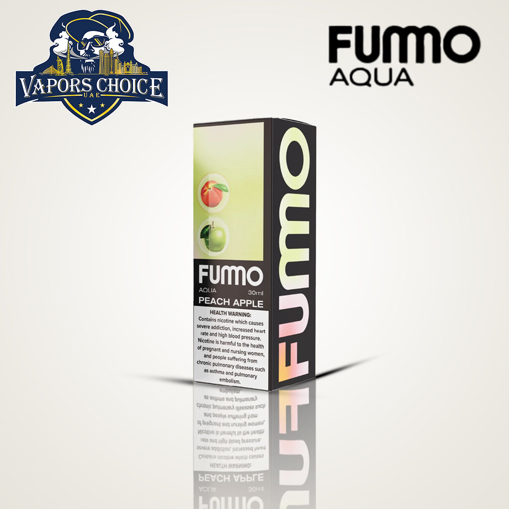 FUMMO AQUA  30ML SALTNIC 20MG Peach Apple Dubai