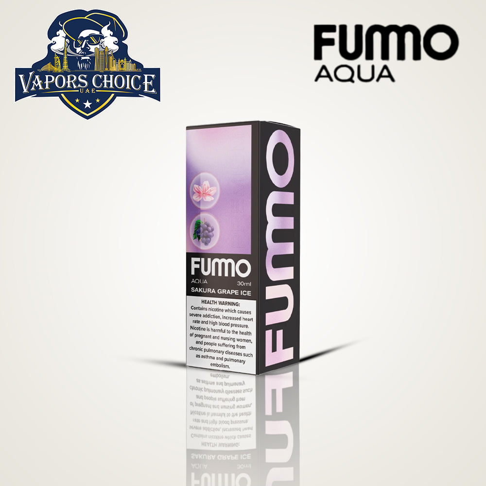 FUMMO AQUA  30ML SALTNIC 20MG Sakura Grape Ice Abu Dhabi