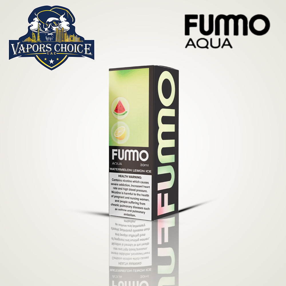 FUMMO AQUA  30ML SALTNIC 20MG Watermelon Lemon Ice  Abu Dhabi