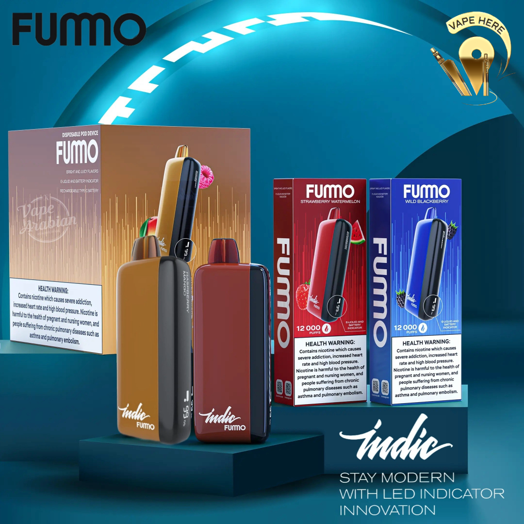 Fummo Indic 12000 Puffs Disposable Vape UAE Dubai