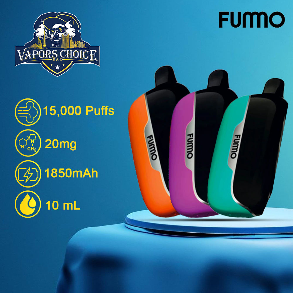 Fummo Power 15K Puffs 20MG Disposable Vape (Non-Rechargeable) 1st UAE Abu Dhabi
