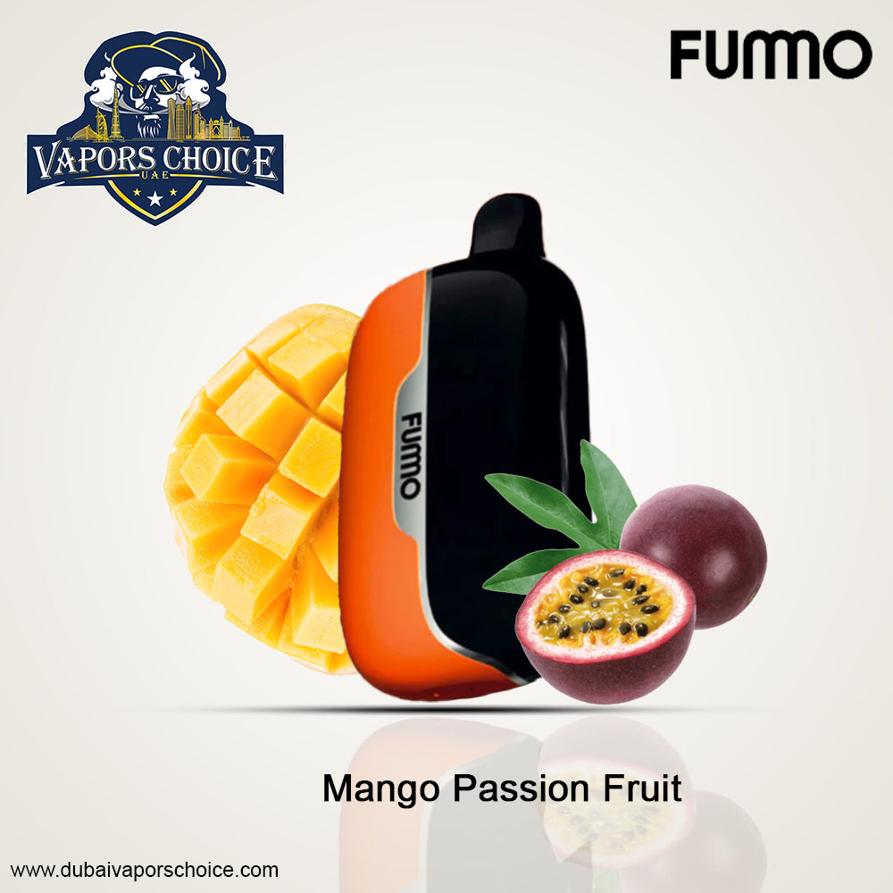 Fummo Power 15K Puffs 20MG Disposable Vape (Non-Rechargeable) Mango Passion Fruit UAE Abu Dhabi & Dubai