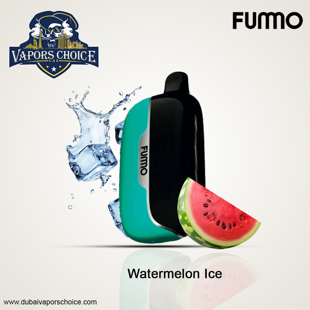 Fummo Power 15K Puffs 20MG Disposable Vape (Non-Rechargeable) Watermelon Ice UAE Abu Dhabi & Ajman