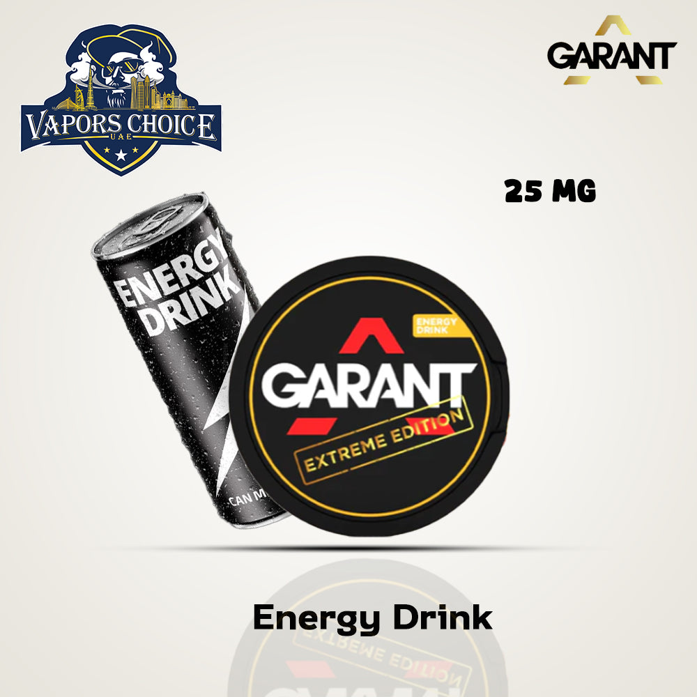 GARANT Nicotine Pouches Energy Drink UAE Abu Dhabi & Al Sharjah