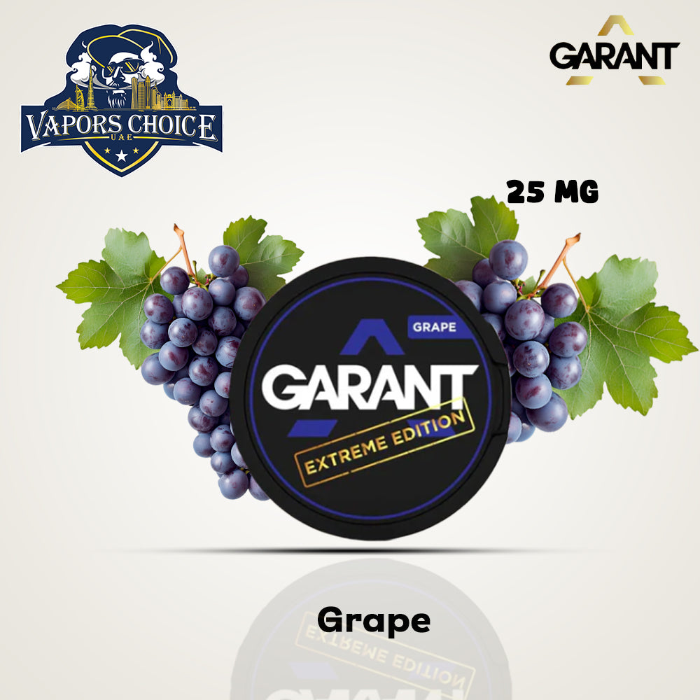 GARANT Nicotine Pouches Grape 25mg UAE Dubai & AL Ain