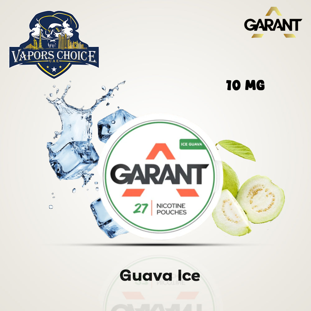 GARANT Nicotine Pouches Guava Ice 10mg UAE Dubai & Al Sharjah