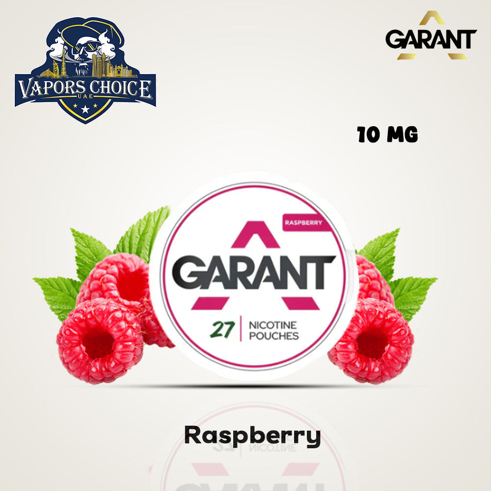 GARANT Nicotine Pouches Raspberry 10mg UAE Dubai & Abu Dhabi