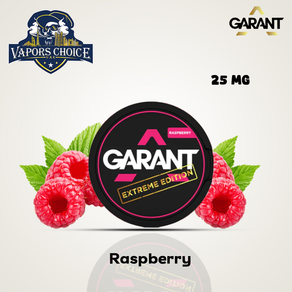 GARANT Nicotine Pouches Raspberry 25mg UAE Al Ain
