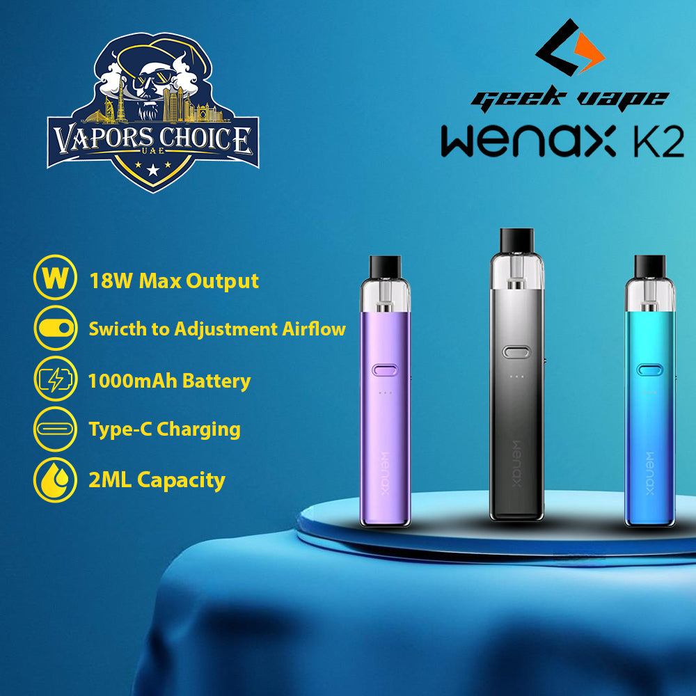 GEEKVAPE WENAX K2 Pod Kit 1000mAh UAE Dubai 