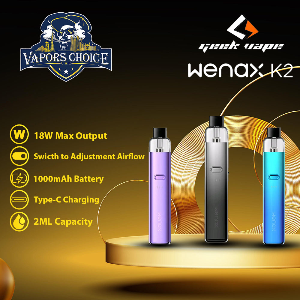 GEEKVAPE WENAX K2 Pod Kit 1000mAh UAE Abu Dhabi