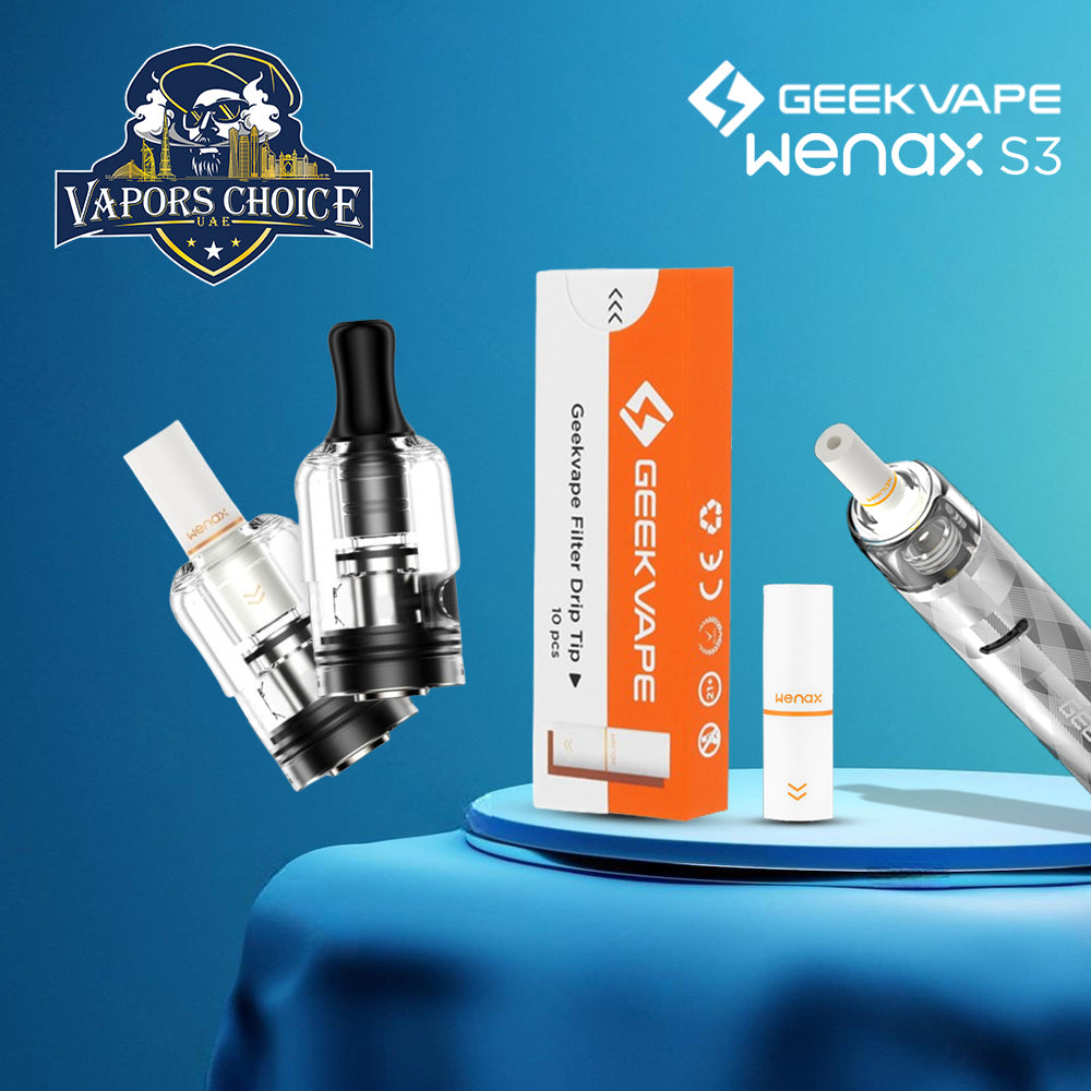 Geekvape Wenax Filter Drip Tip GEEKVAPE WENAX S / S3 Cotton Filters Geekvape Wenax M1 Cartridge - Pack Geekvape Wenax Filter Drip Tip GEEKVAPE WENAX S / S3 Cotton Filters Geekvape Wenax M1 Cartridge - Pack
