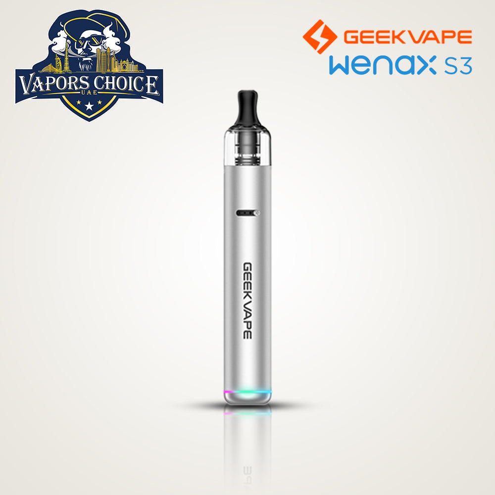 GEEKVAPE Wenax S3 Pod Kit Atom Silver UAE Al Ain