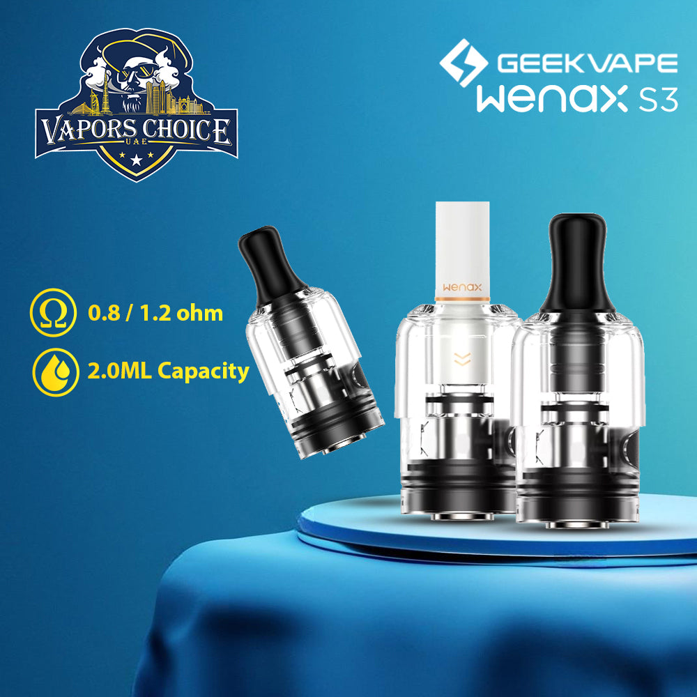 GEEKVAPE Wenax S  S3 Replacement Pods UAE Abu Dhabi