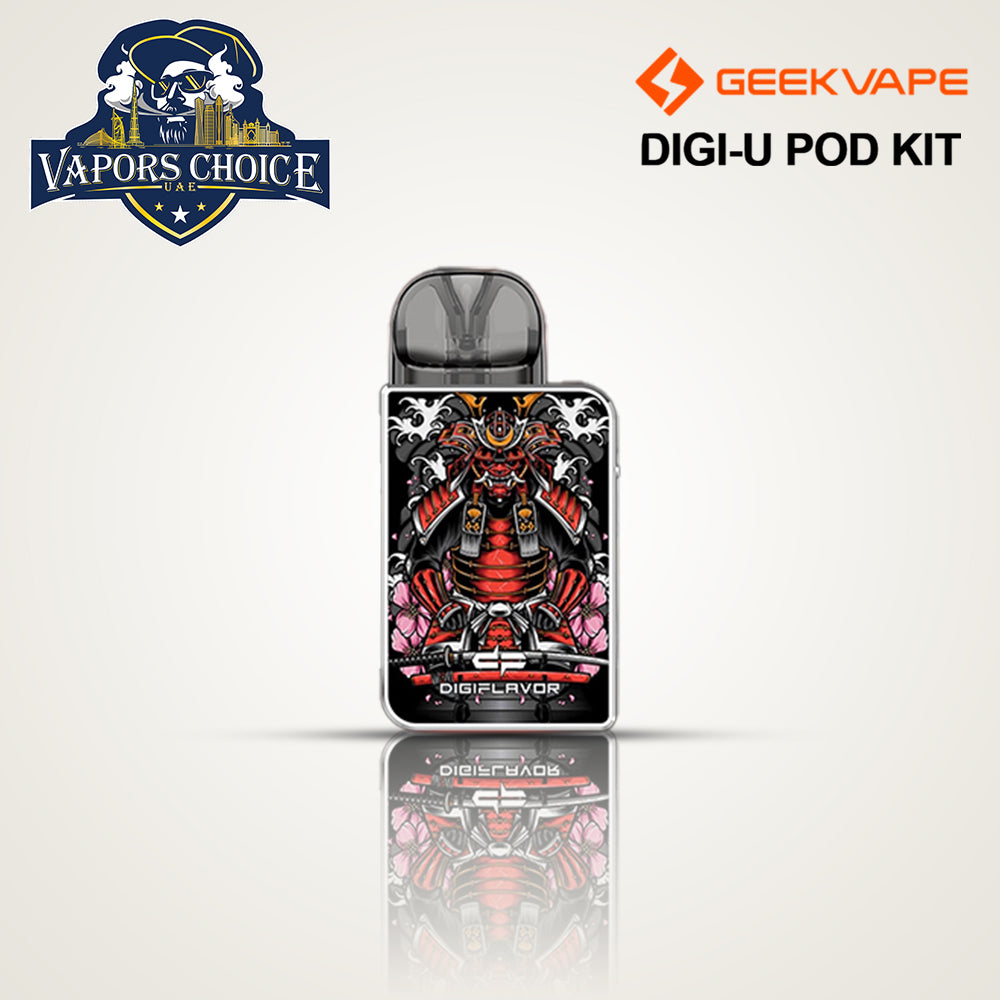 GEEKVAPE Digiflavor U Pod Kit 1000mAh Samurai Silver UAE Abu Dhabi & Dubai