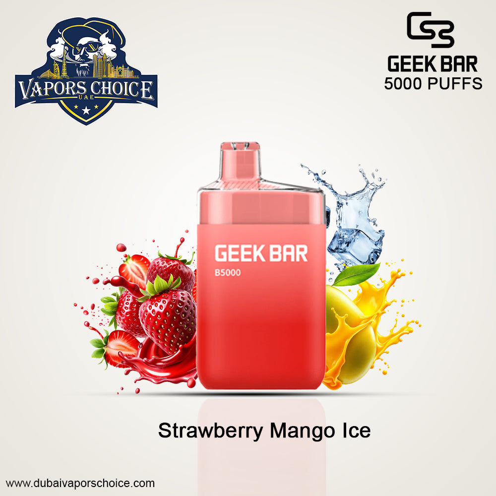 GEEK BAR B5000 (0, 20 & 50mg) RECHARGEABLE DISPOSABLE