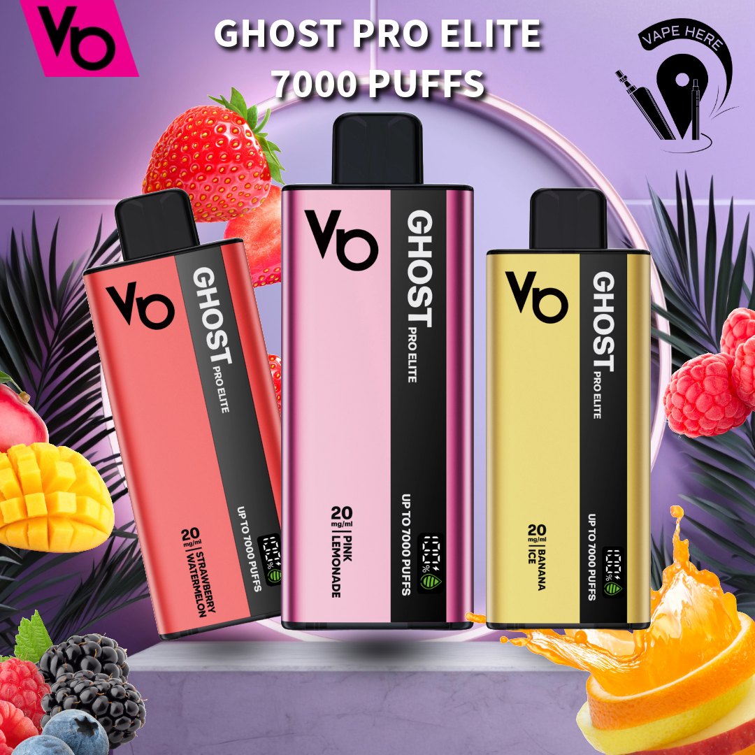 Ghost Pro Elite 7000 Puffs 20mg Disposable Vape UAE Abu Dhabi