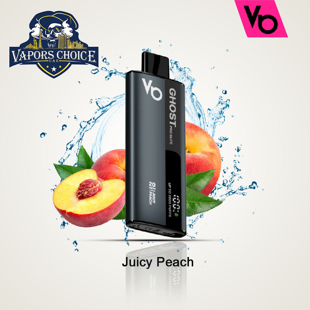 Ghost Pro Elite (20mg) 7000 PUFFS - DISPOSABLE VAPE Juicy Peach UAE Abu Dhabi & Al Ain