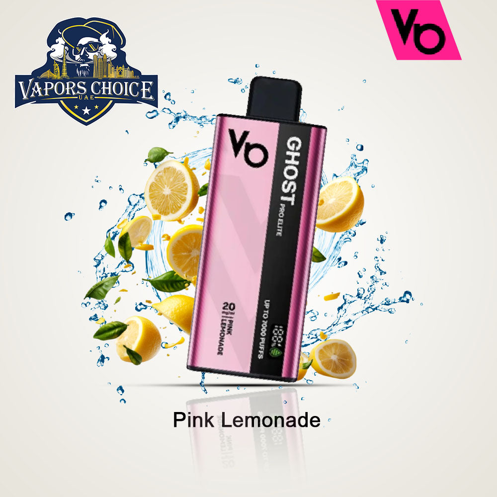 Ghost Pro Elite (20mg) 7000 PUFFS - DISPOSABLE VAPE Pink Lemonade UAE Abu Dhabi & Al Sharjah