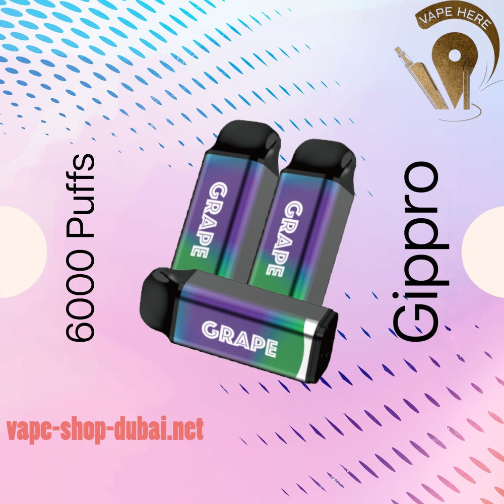 GIPPRO BLING BLING Grape 6000 PUFFS UAE Sharjah