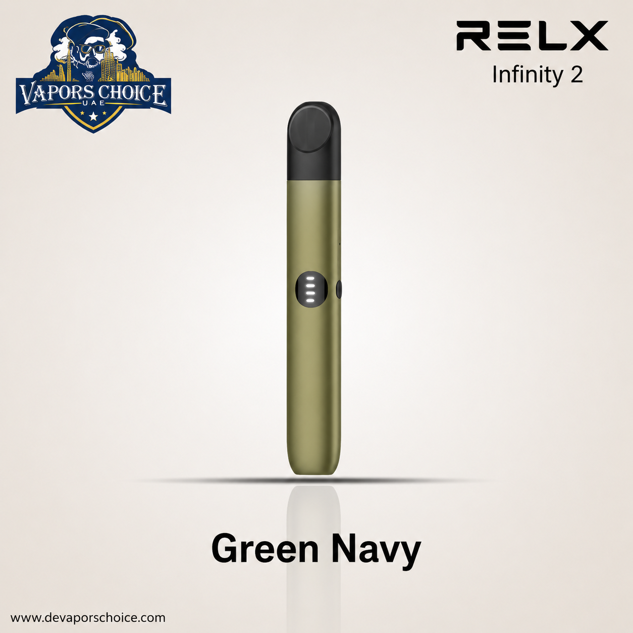 relx infinity pod 2 Device closed System with LED Indicator Pair Flavors:SPEARMINT INEN advierte que 