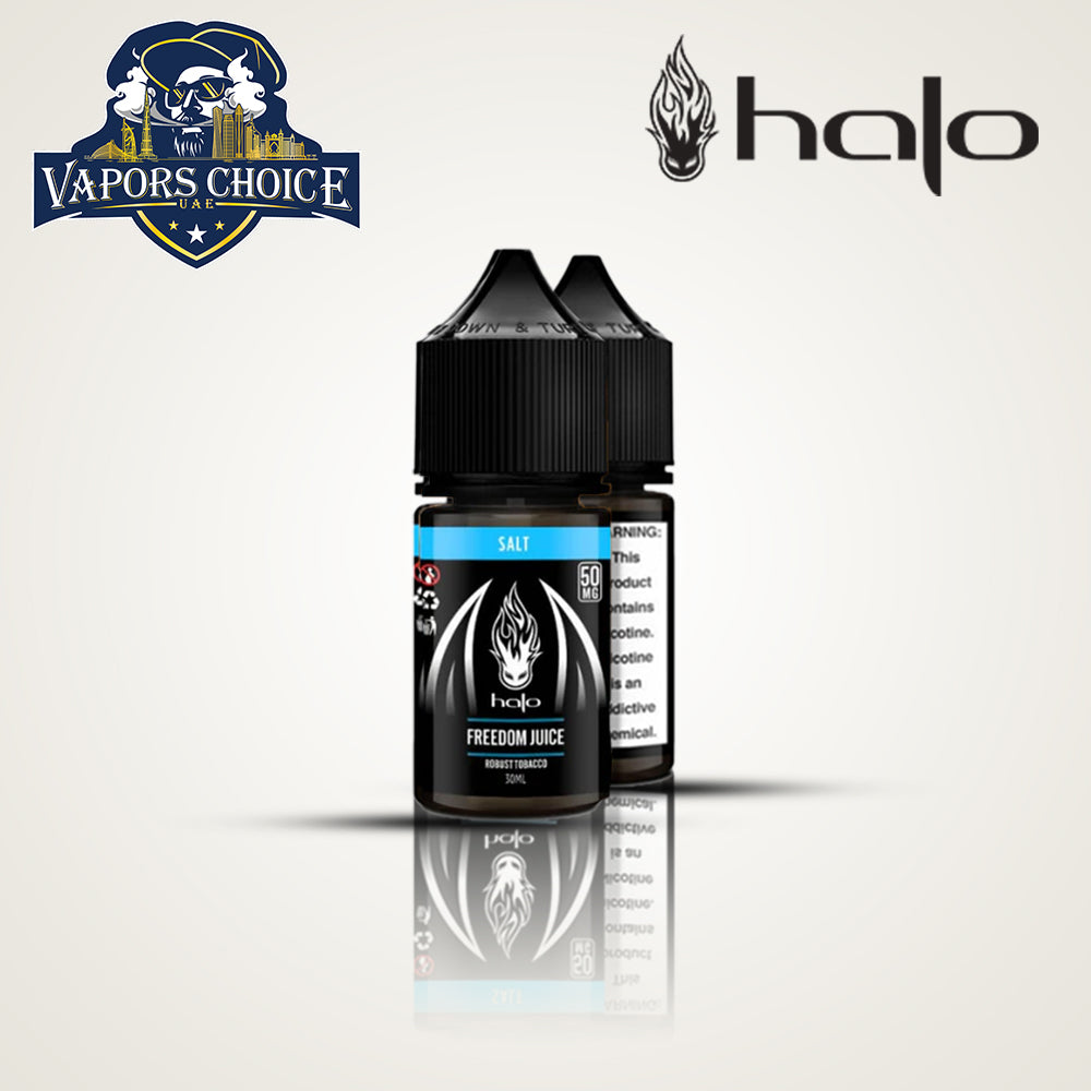 HALO 30ML SALTNIC TOBACCO FLAVORS Freedom Juice UAE Ras Al Khaimah