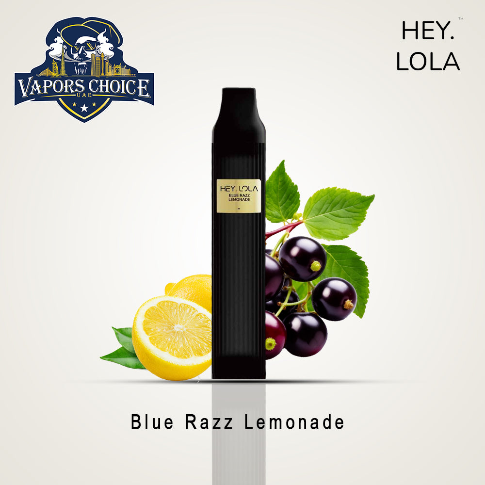 HEY LOLA (20mg) 4500 PUFFS - DISPOSABLE VAPE Blue Razz Lemonade UAE Al Ain