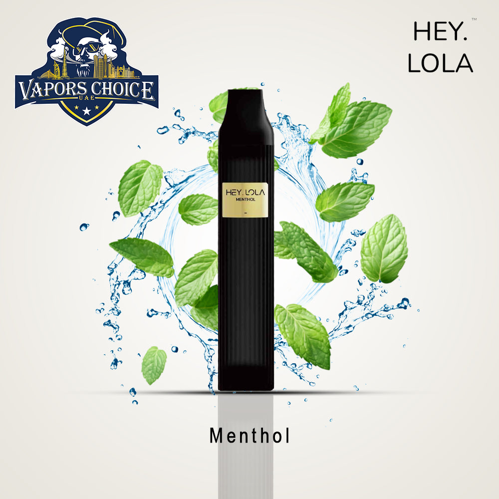 HEY LOLA (20mg) 4500 PUFFS - DISPOSABLE VAPE Menthol UAE Dubai & Al Ain