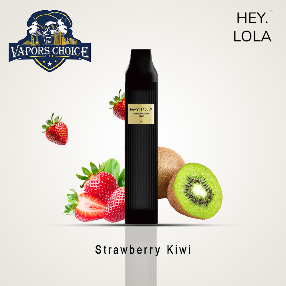 HEY LOLA (20mg) 4500 PUFFS - DISPOSABLE VAPE Strawberry Kiwi UAE Dubai & Abu Dhabi