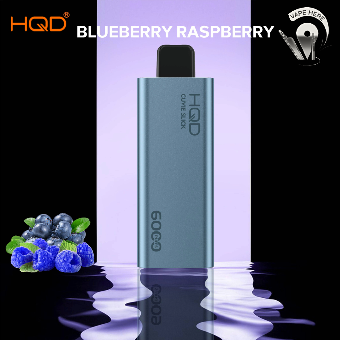 HQD CUVIE SLICK 6000 PUFFS DISPOSABLE VAPE Blueberry Raspberry UAE Fujairah