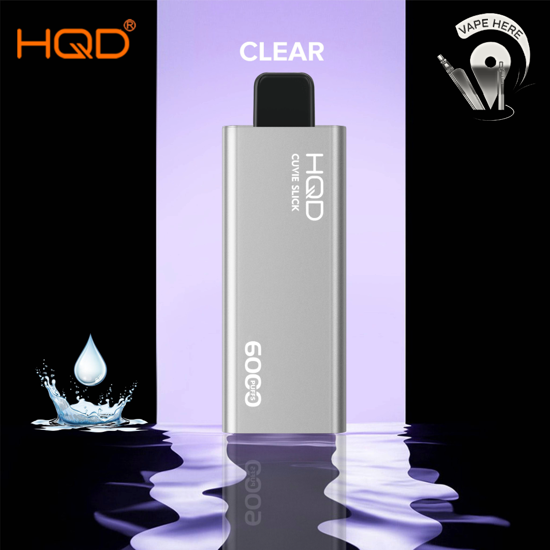 HQD CUVIE SLICK 6000 PUFFS DISPOSABLE VAPE Clear UAE Umm Al Quwain