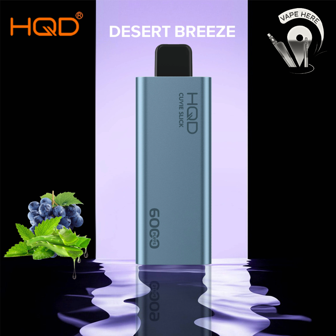 HQD CUVIE SLICK 6000 PUFFS DISPOSABLE VAPE Desert Breeze UAE Dubai