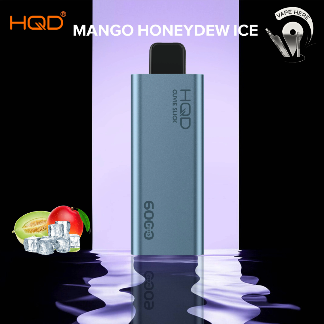 HQD CUVIE SLICK 6000 PUFFS DISPOSABLE VAPE Mango Honeydew Ice UAE Ajman