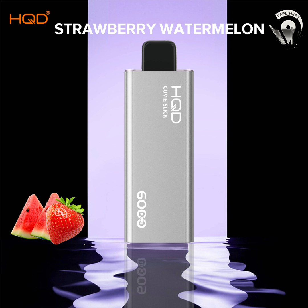 HQD CUVIE SLICK 6000 PUFFS DISPOSABLE VAPE Strawberry Watermelon UAE Sharjah