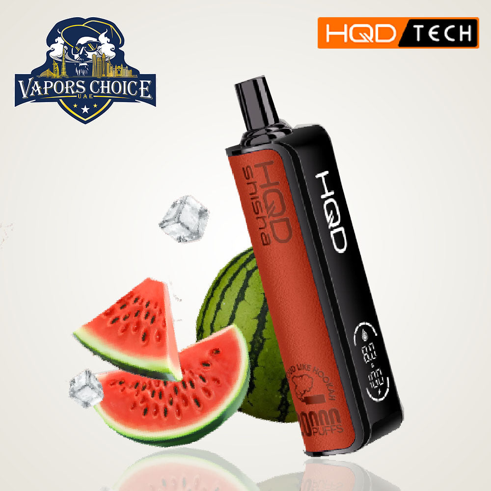 HQD Shisha (3mg) 20000 PUFFS DTL - DISPOSABLE VAPE Lush Ice UAE Ajman & Al Sharjah