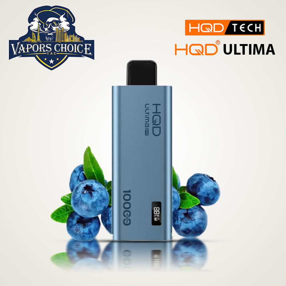 HQD ULTIMA PRO (50mg) 10000 PUFFS - DISPOSABLE VAPE Blueberry UAE Ajman