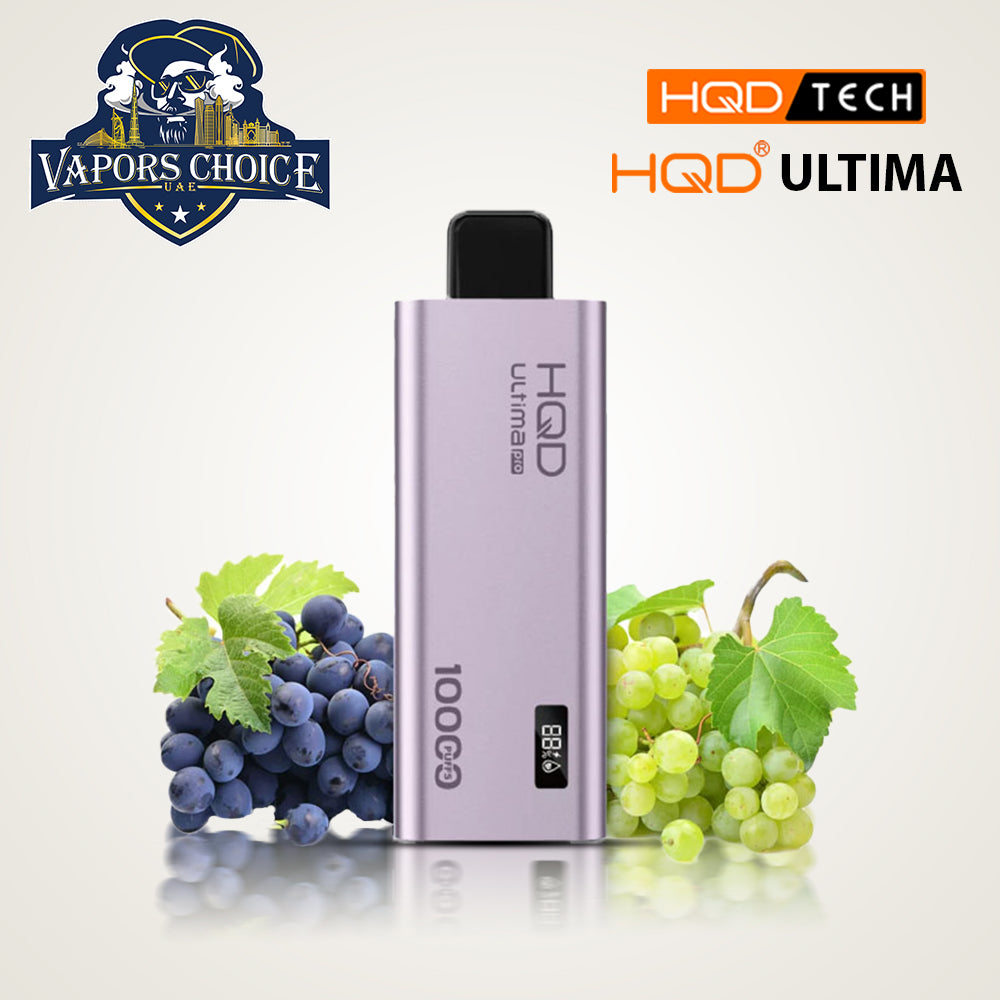 HQD ULTIMA PRO (50mg) 10000 PUFFS - DISPOSABLE VAPE Grape UAE Ras Al Khaimah