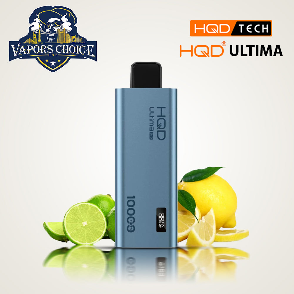 HQD ULTIMA PRO (50mg) 10000 PUFFS - DISPOSABLE VAPE Lemon Lime UAE Dubai