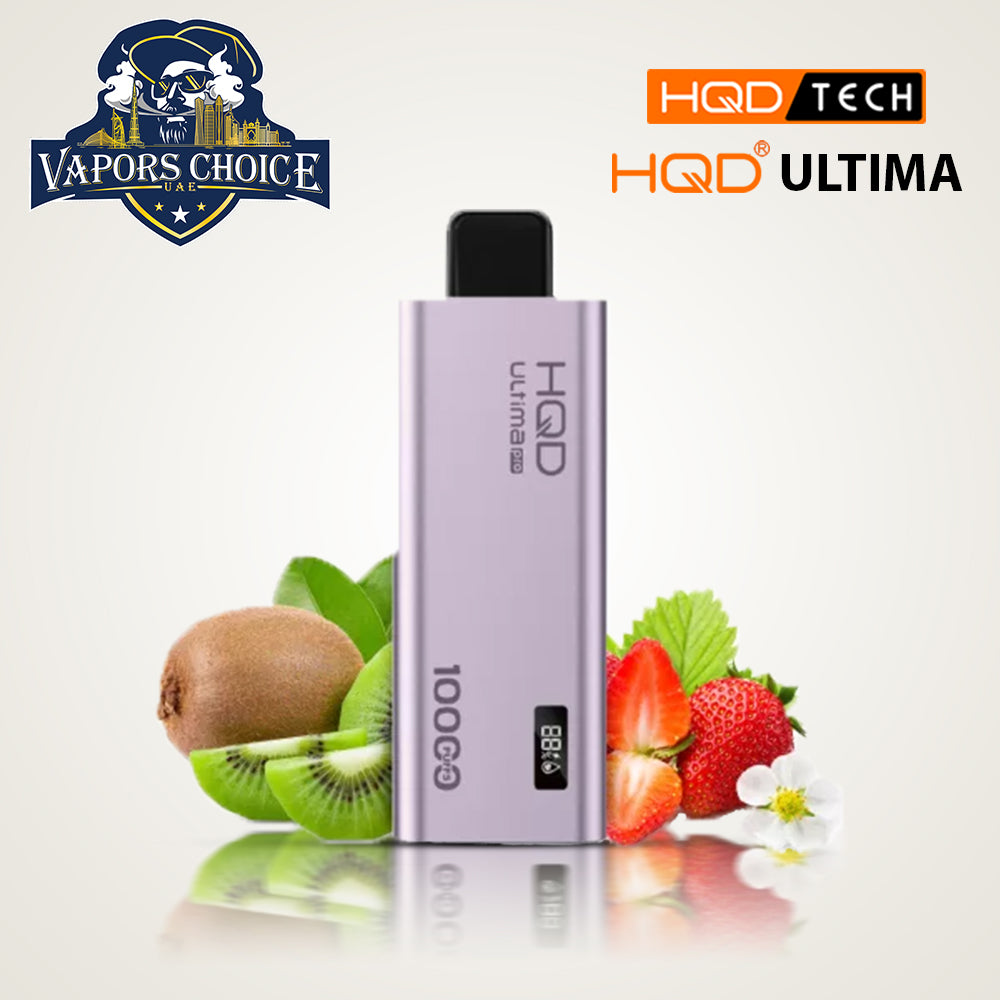 HQD ULTIMA PRO (50mg) 10000 PUFFS - DISPOSABLE VAPE Strawberry Kiwi UAE Dubai