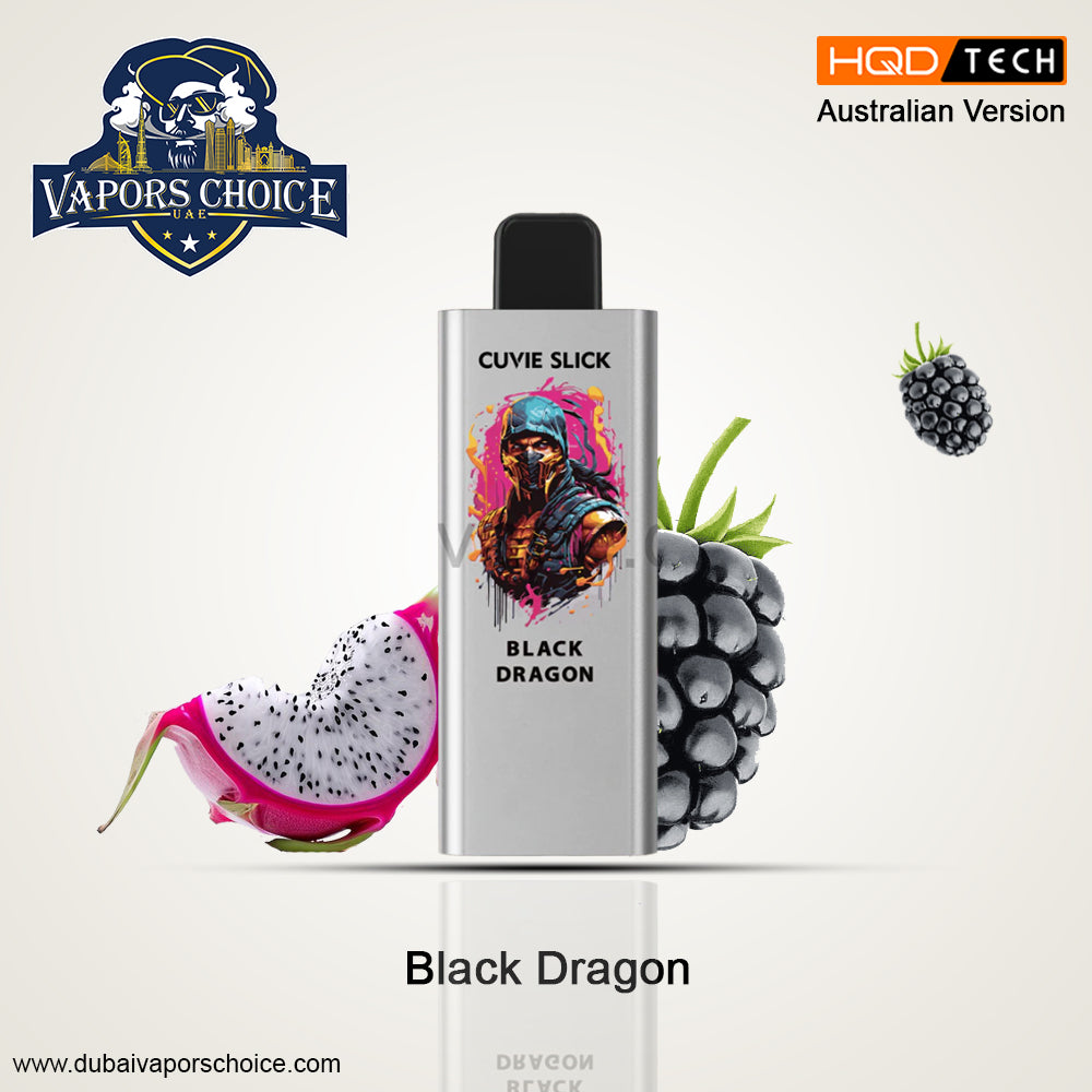 HQD 6000 Puffs Australian Version - Non-Rechargeable Disposable Vape Black Dragon UAE Abu Dhabi