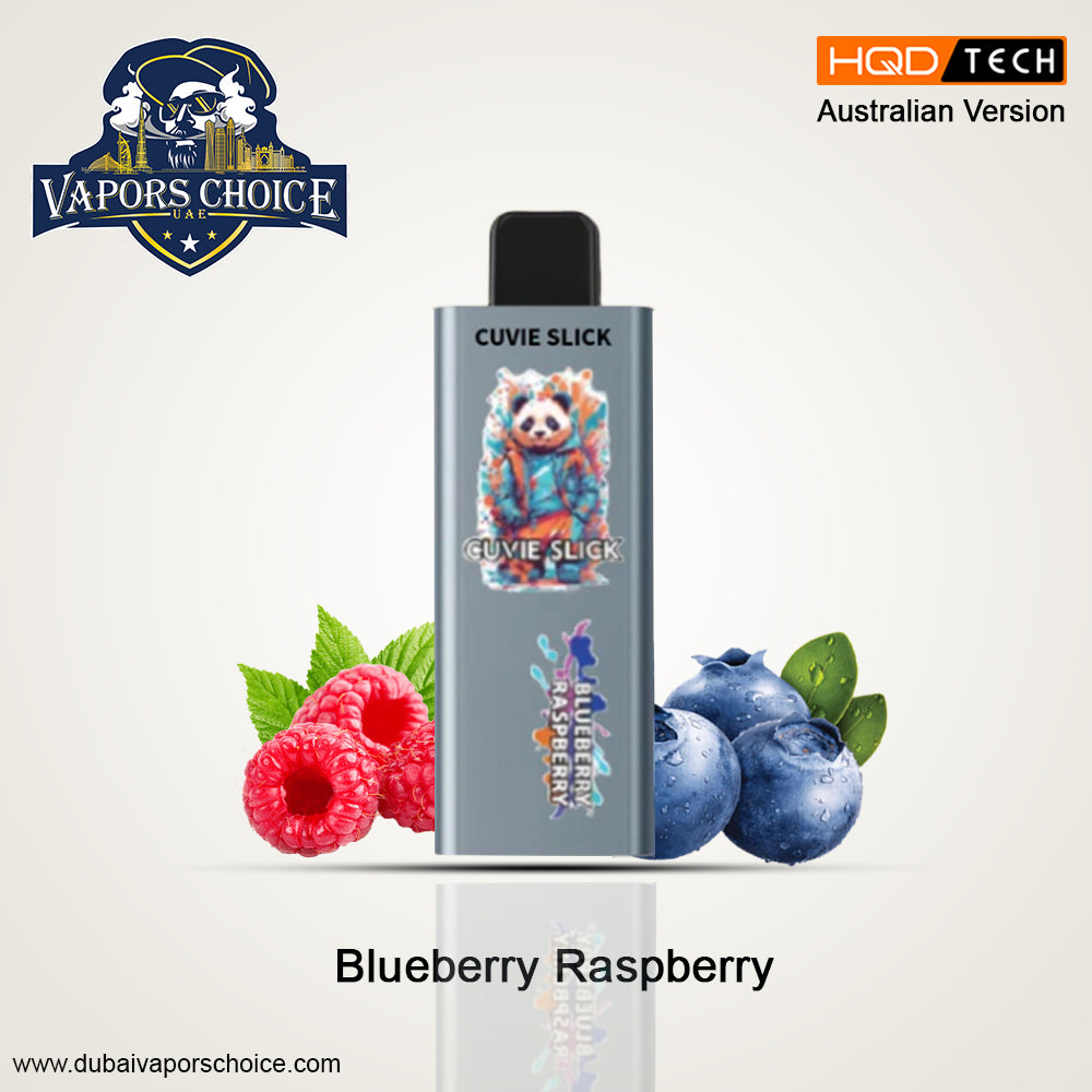 HQD 6000 Puffs Australian Version - Non-Rechargeable Disposable Vape Blueberry Raspberry UAE Dubai & Al Ain