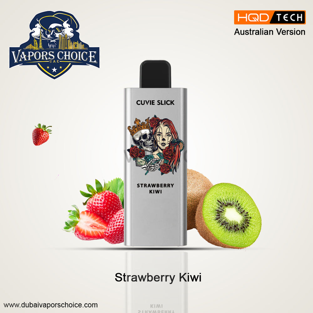 HQD 6000 Puffs Australian Version - Non-Rechargeable Disposable Vape Strawberry Kiwi UAE Dubai