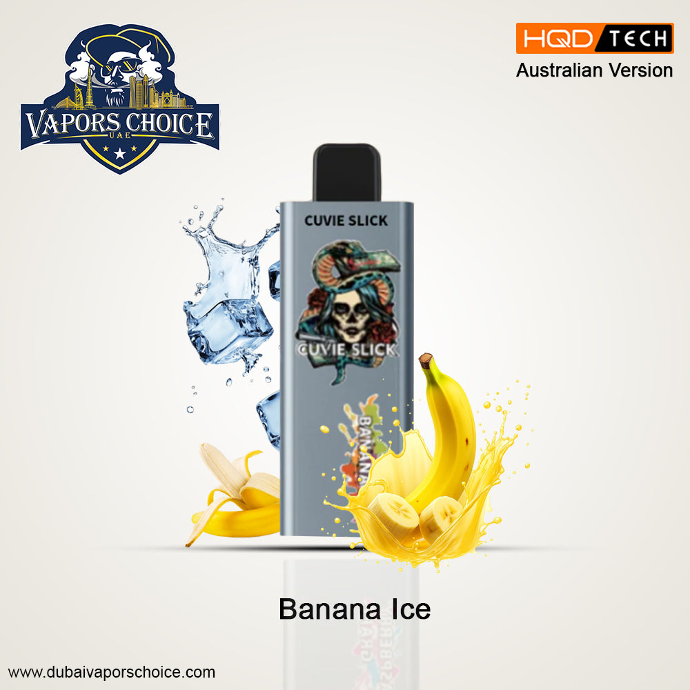 HQD 6000 Puffs Australian Version  Non-Rechargeable Disposable Vape Banana Ice UAE Abu Dhabi