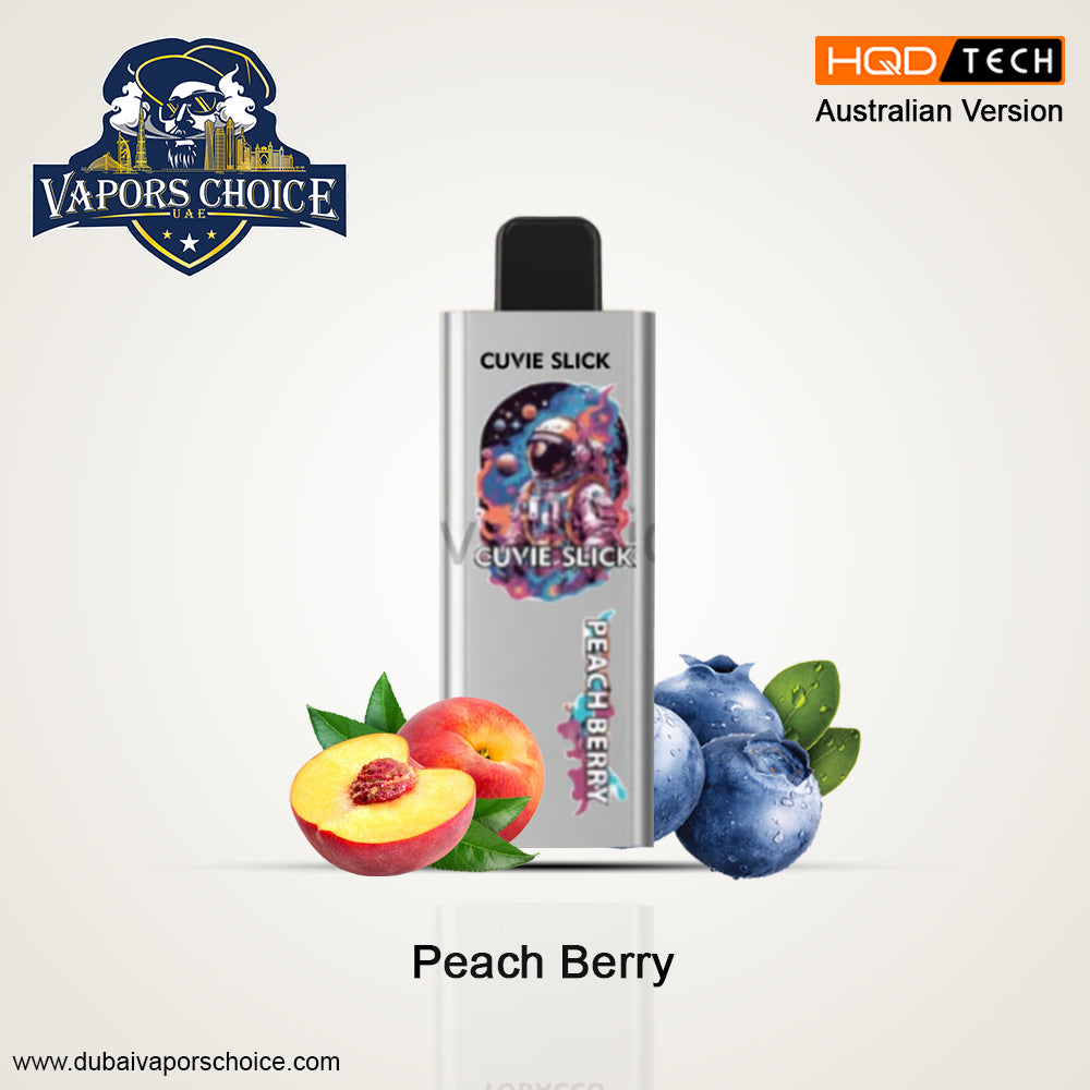 HQD 6000 Puffs Australian Version  Non-Rechargeable Disposable Vape Peach Berry UAE Abu Dhabi