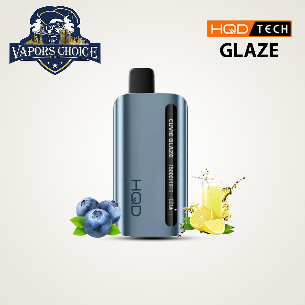 HQD CUVIE GLAZE (50mg) 15000 PUFFS - DISPOSABLE VAPE Blueberry Lemonade UAE Al Ain