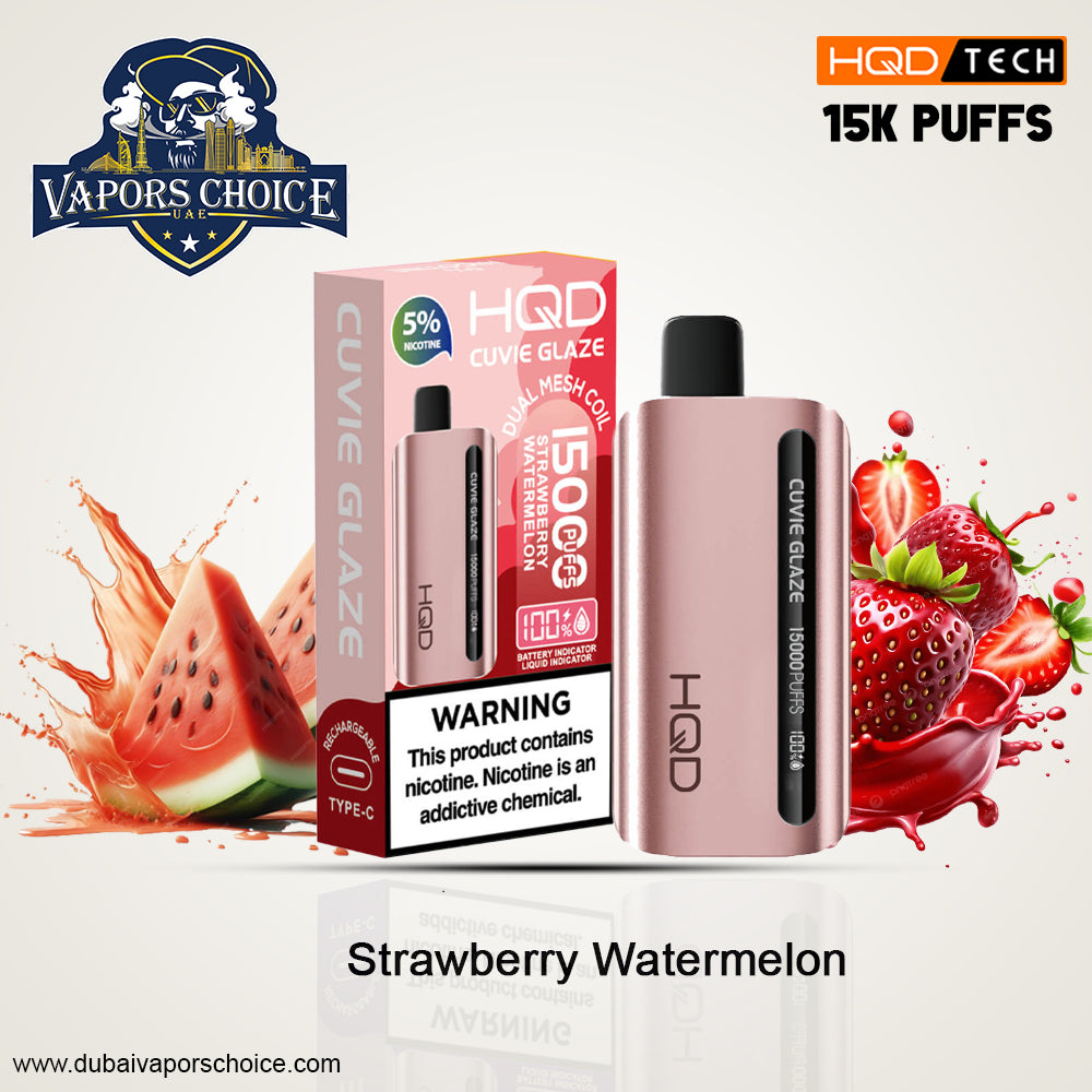 HQD CUVIE GLAZE (50mg)  15000 PUFFS  DISPOSABLE VAPE UAE Abu Dhabi & Dubai 