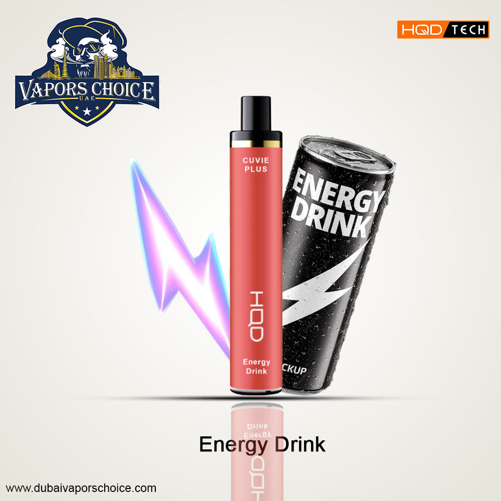 HQD Cuvie Plus (50mg) 1200 PUFFS - DISPOSABLE VAPE Energy Drink UAE Abu Dhabi & Ajman
