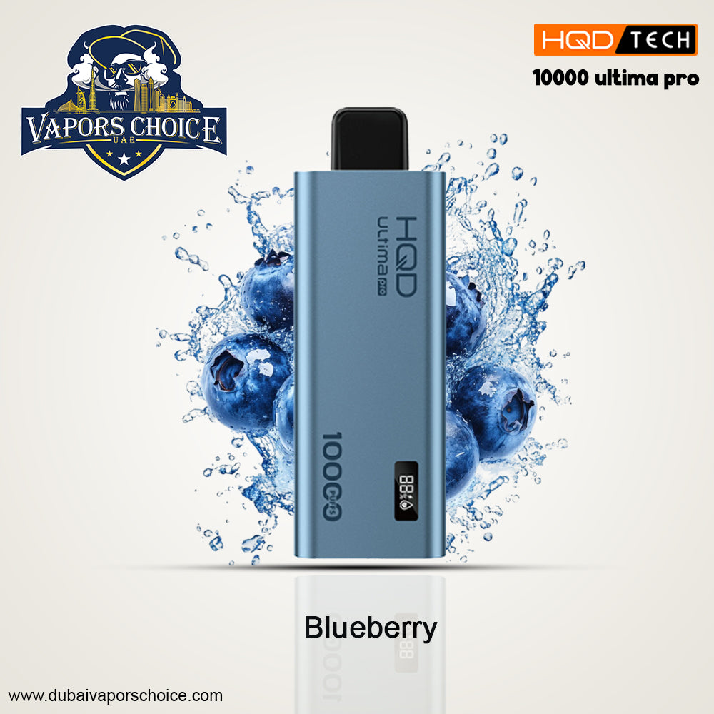 HQD ULTIMA PRO (50mg) 10000 PUFFS DISPOSABLE VAPE Blueberry UAE Abu Dhabi & Al Ain