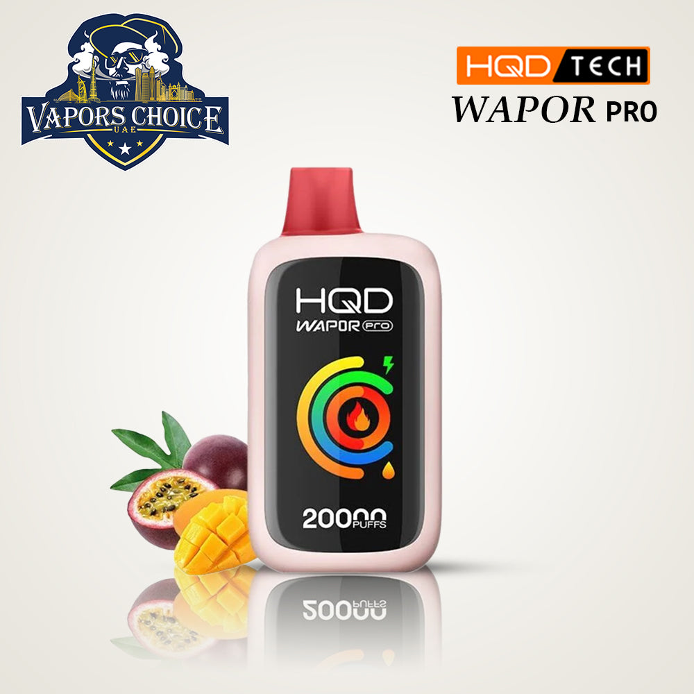 HQD WAPOR PRO (50mg) 20000 PUFFS - DISPOSABLE VAPE Mango Passionfruit UAE Al Ain